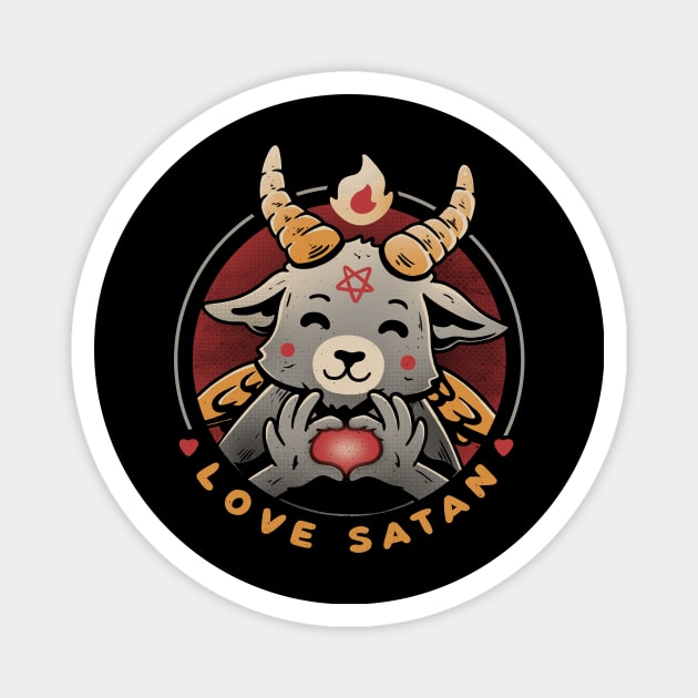 Love Satan Magnet by Tobe_Fonseca